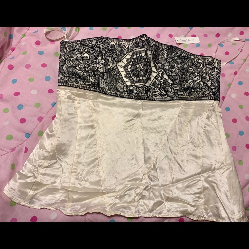 White House Black Market Strapless Tube